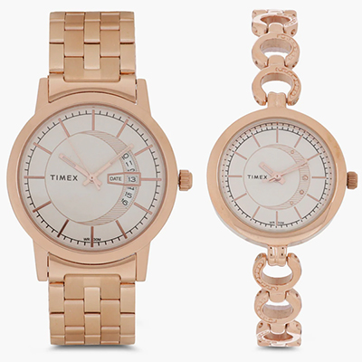 "Timex Couple Watches - TW00PR231 - Click here to View more details about this Product